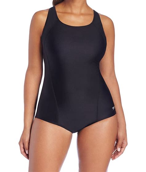 Speedo Womens Swimsuit Plus Powerflex Ultraback One Piece