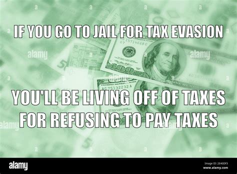 Tax Evasion Funny Meme For Social Media Sharing Tax Fraud Concept