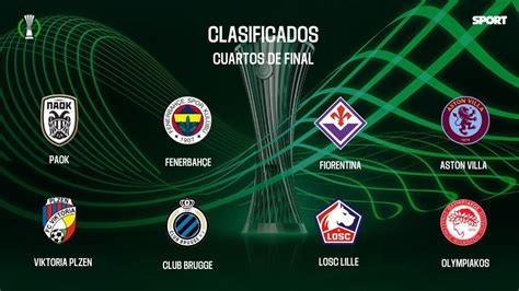 Conference League Todos Los Equipos Clasificados Para Los Cuartos De