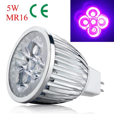 4w 5w E27 Gu10 Mr16 Uv Ultraviolet Purple Led Spotlight Lamp Bulb Ac 85