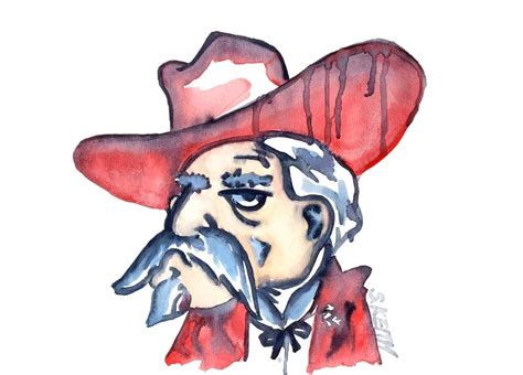 Colonel Reb Watercolor Etsy