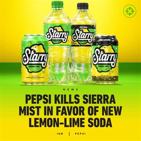 To Rival The Popularity Of Sprite Pepsi Is Ditching Sierra Mist In