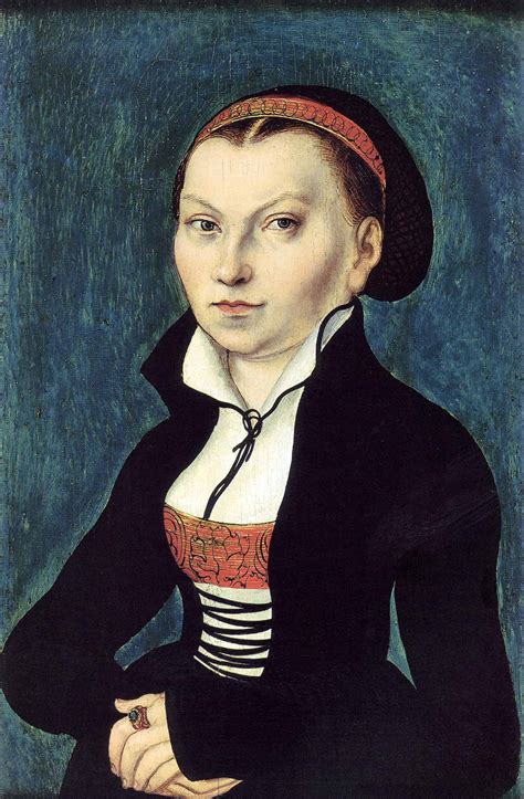 Portrait Of Katharina Von Bora C1530 Lucas Cranach The Elder