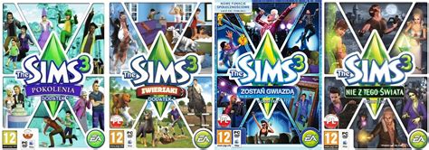 The Sims Wszystkie Dodatki Wszystkie Akcesoria