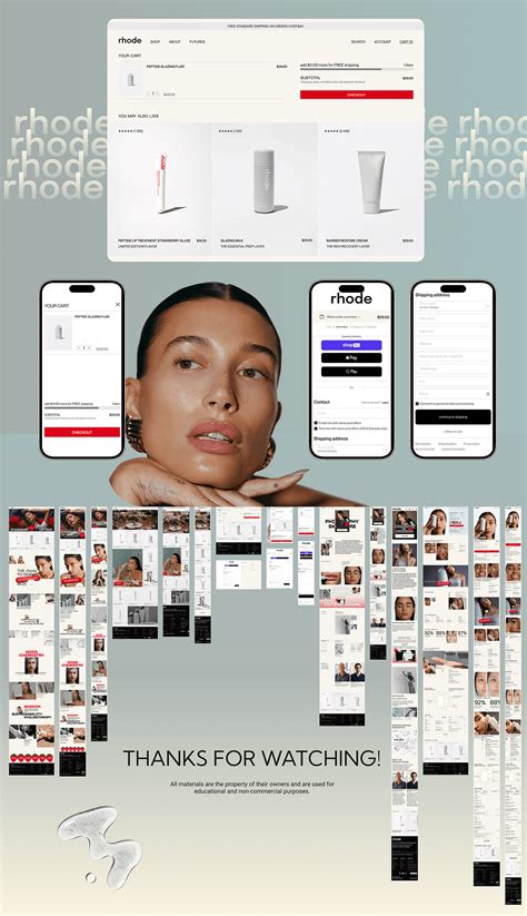 Rhode Skin E Commerce Redesign Behance