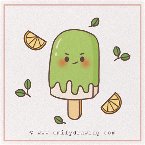 How to Draw a Popsicle – Emily Drawing