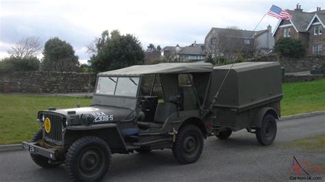 1942 Willys Ford Gpw Ww2 Jeep And Trailer