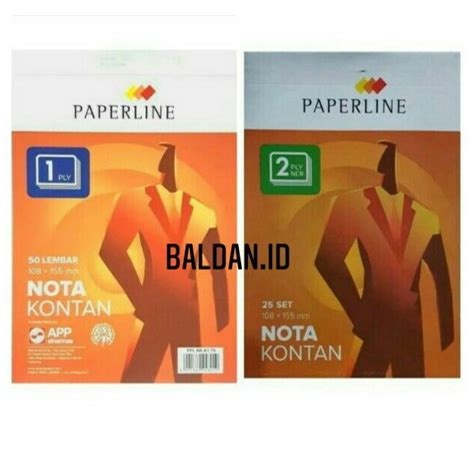 Jual Buku Nota Kontan Kecil 1Ply 2ply Paperline Satuan Shopee Indonesia