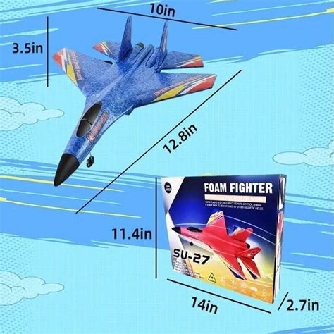 Su Foam Fighter Rc Toy Airplane Ghz Channel