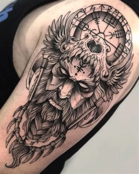 Norse Mythology God Tattoo TATTOOGOTO