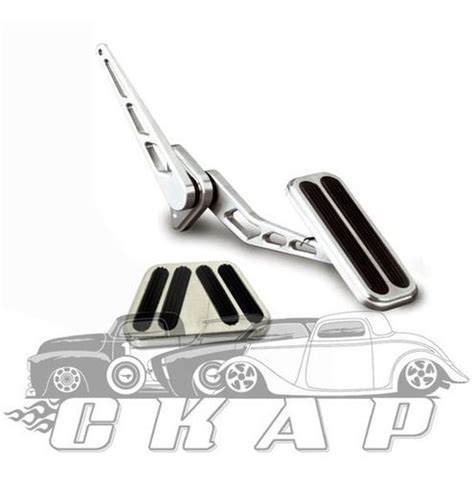 Pedal Retangular Acelerador Billet Original Hot Rod L Pe A De Carros Antigos