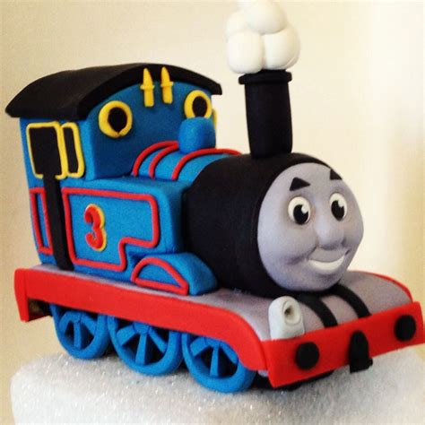 Thomas The Tank Engine Fondant Cake Topper Thomas Train Cake Train