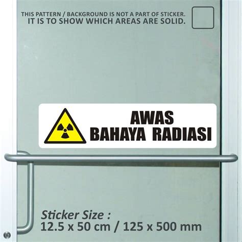 Jual WSLPC129 Sticker Safety Sign Keselamatan Kerja Murah Awas Bahaya