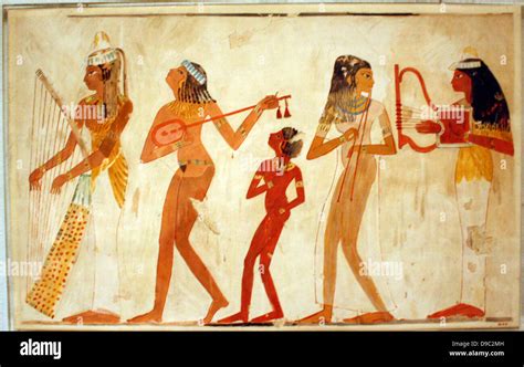 Egyptian Wall Paintings From The New Kingdom Facsimies Of Ancient