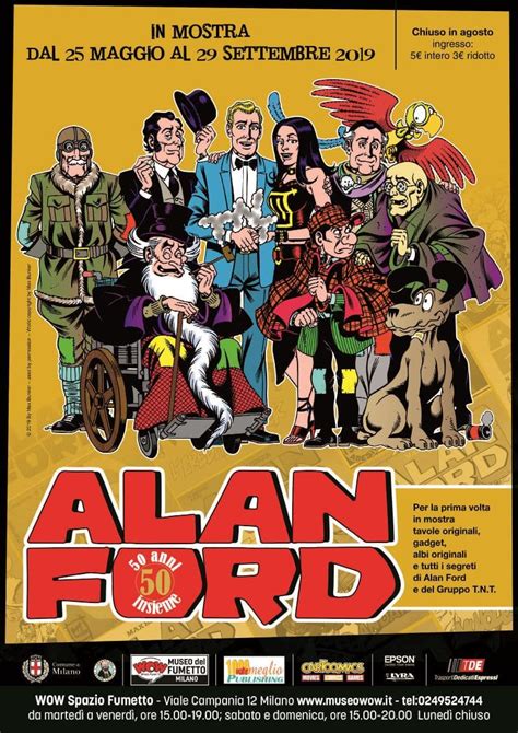 Alan Ford Compie 50 Anni La Mostra Celebrativa Al Museo Wow Di Milano