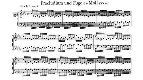 Js Bach Prelude And Fugue In C Minor Bwv 847 Ralph Kirkpatrick 1965