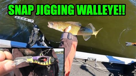 Snap Jigging Walleye Youtube