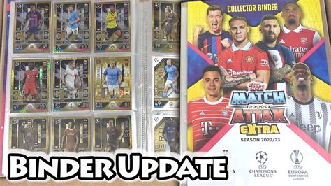 Match Attax Extra Final Binder Update Collection Progress