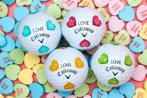 Win Callaway Chrome Tour Valentines Golf Hearts Golf Balls Women And Golf