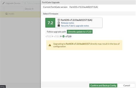 Upgrading Individual Device Firmware By Following The Upgrade Path