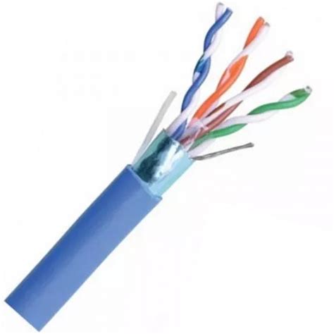 Awg Pairs Pvc Sheath Solid Bare Copper Cat E Ftp Network Cable