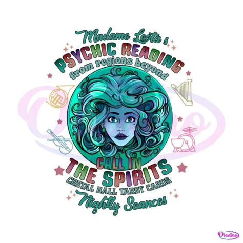 Vintage Disney Madame Leota Haunted Mansion Png File