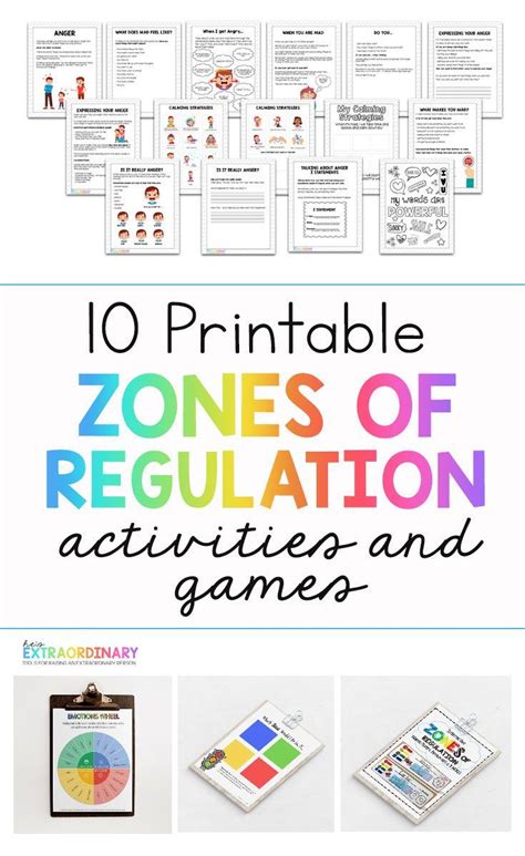 Zones of regulation activities and printables – Artofit