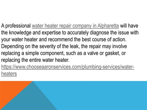 Ppt Water Heater Repair Powerpoint Presentation Id 12015534