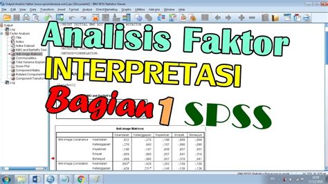 Cara Analisis Dengan Spss