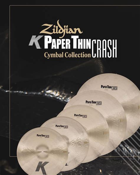 Neu Zildjian K Paper Thin Crashes