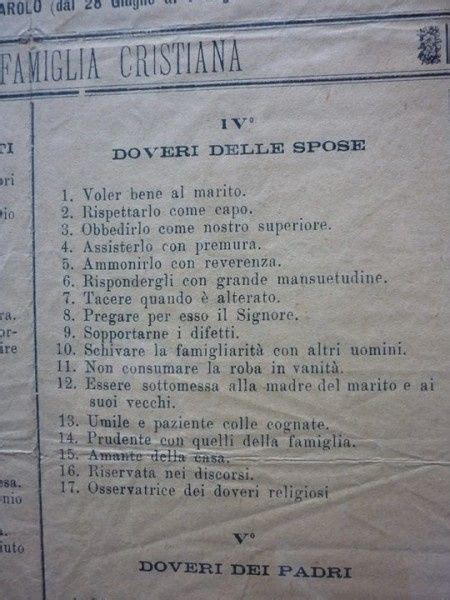 Altri Tempi Doveri Delle Mogli Neo Spose Forum Matrimonio