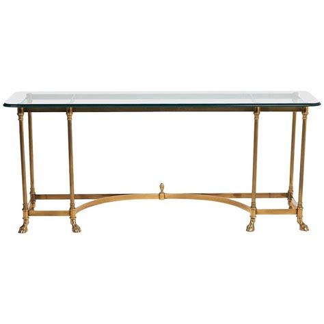 Antique Brass Sofa Table Baci Living Room