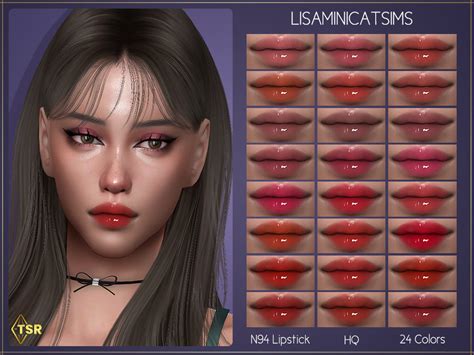 The Sims Resource LMCS Lipstick N94 HQ