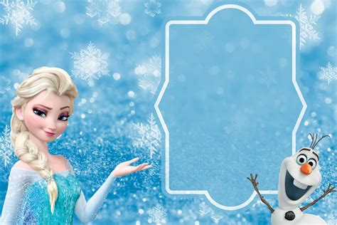 17 Blank Frozen Birthday Invitation Template Formating With Frozen