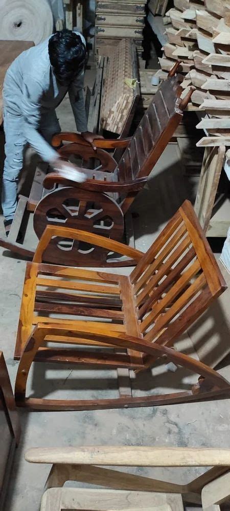 Sheesham Wood Rocking Chair Without Cushion At Rs 7600 In Jodhpur Id