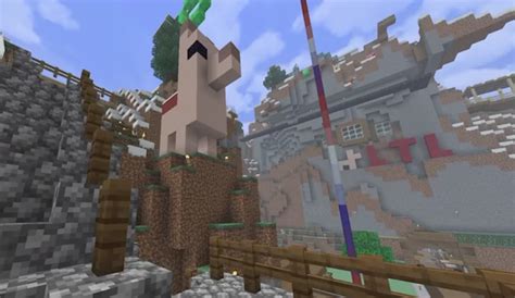 The Llama Sanctuary Minecraft Map