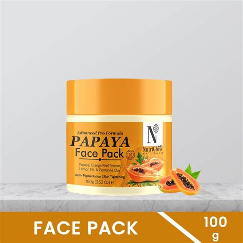 Nutriglow Natural S Advanced Pro Formula Papaya Face Pack