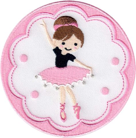 PatchMommy Ballerina Ballett Patch Aufnäher Applikation zum Aufbügeln