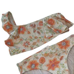 Billabong Swim Billabong Long Lost Hippie Two Piece Ruffle Bikini
