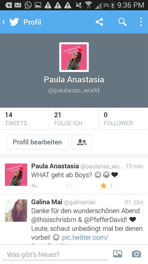 Paula Anastasia Paulanasworld Twitter