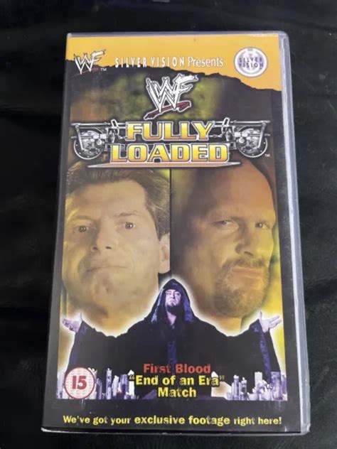 Wwf Fully Loaded Silver Vision Vhs Video Tape Wwe Wcw Ecw