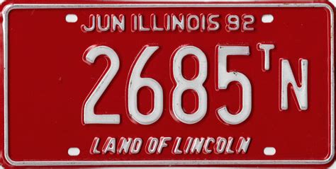 plaque immatriculation USA ILLINOIS TOFMOBILE Plaque métal vintage