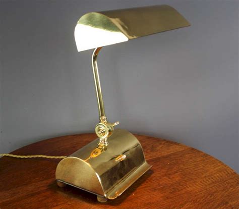 Brass Bankers Lamp British S Art Furniture