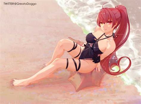 Cute Girl Posing On The Beach Hentai Arena