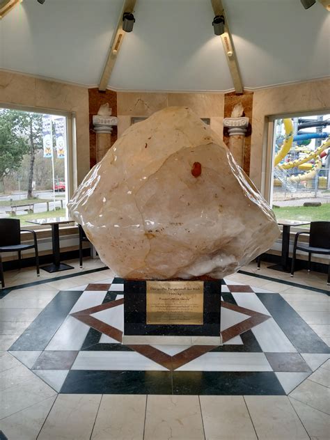 Biggest "Mountain Crystal" in the world (7,5tons) in my home town in ...