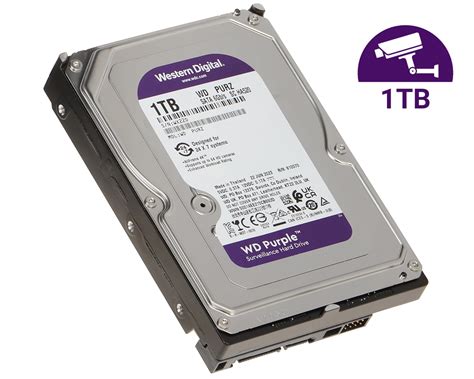 DYSK DO REJESTRATORA WESTERN DIGITAL WD PURPLE 1TB DO PRACY CIĄGŁEJ 24