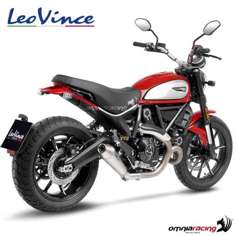 Leovince Gp Style Exhaust Steel Racing Slip On Ducati Scrambler