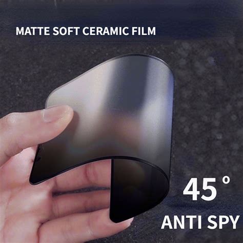 Screen Protector Film Infinix Note Ceramic Anti Peeping Privacy Film For Note Hot I