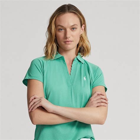 Rlx Golf Ralph Lauren Tailored Fit Piqu Polo Shirt Shopstyle