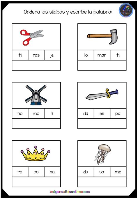 Palabras Trisilabas 3 Imagenes Educativas